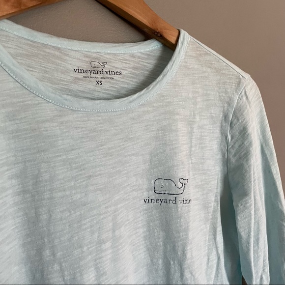 Vineyard Vines Blue Long Sleeve Tee - Picture 2 of 5